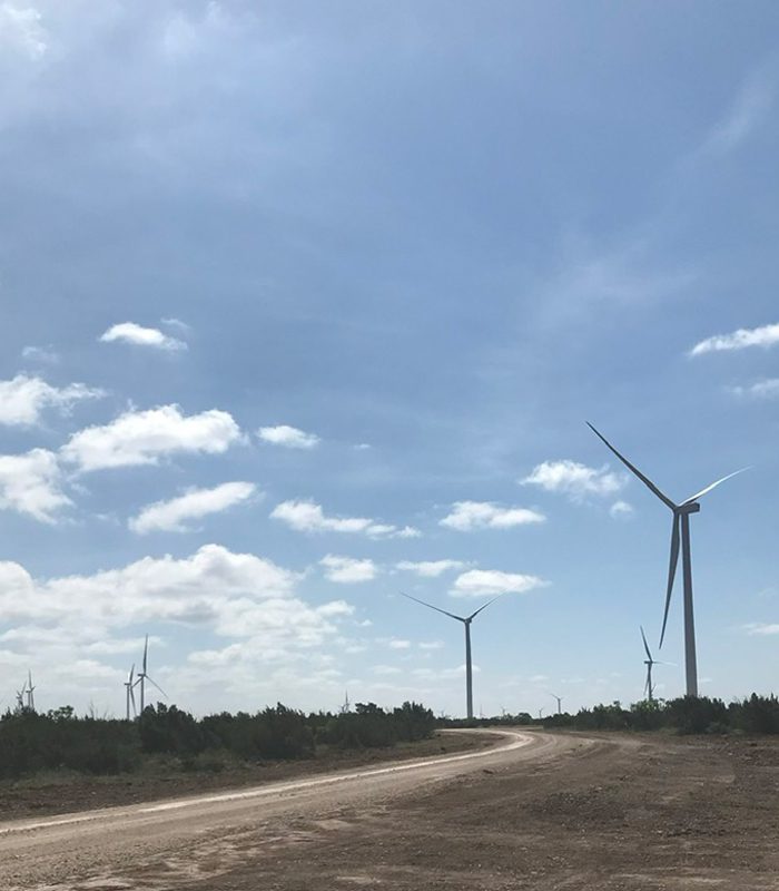 Wind Turbines at the Aviator Wind Farm Project