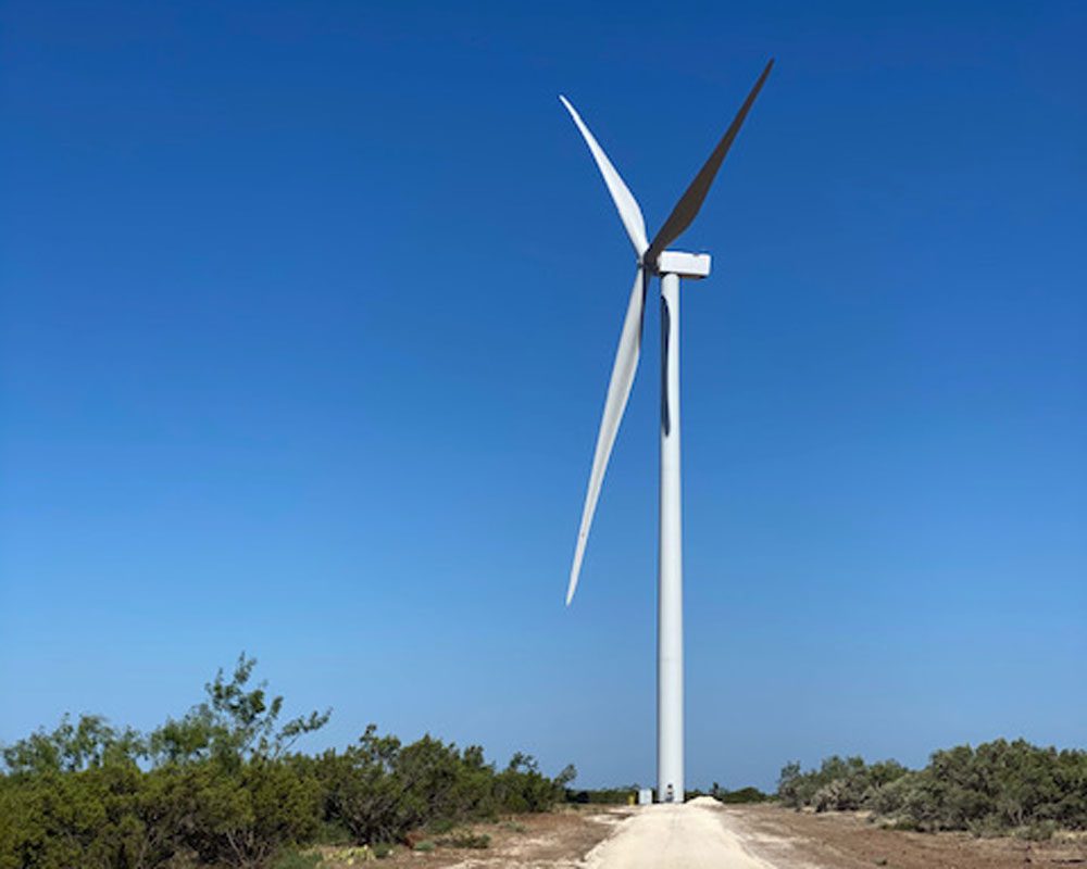 Wind Turbine at Aviator Wind Farm Project Site