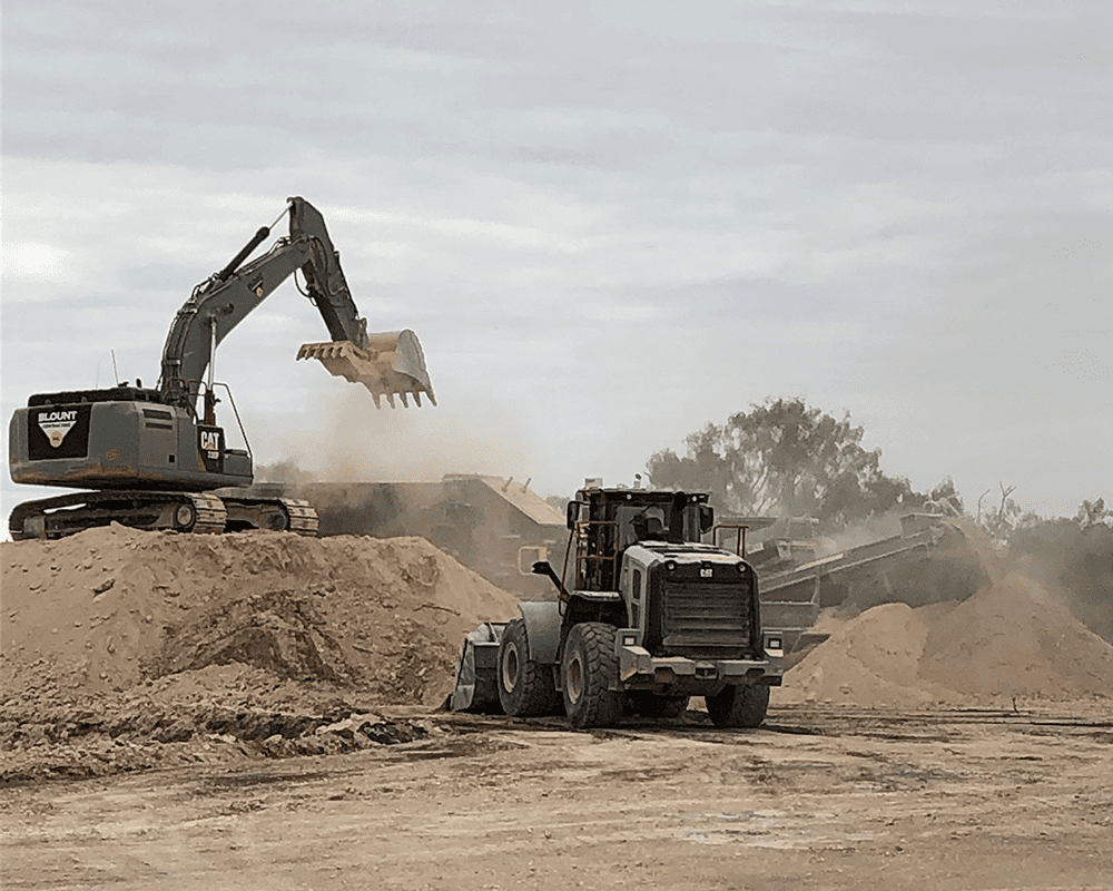 Blount's Bulldozers Working at Project Site